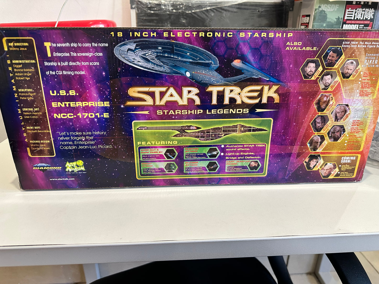 Star trek enterprise NC-1701E diamond select